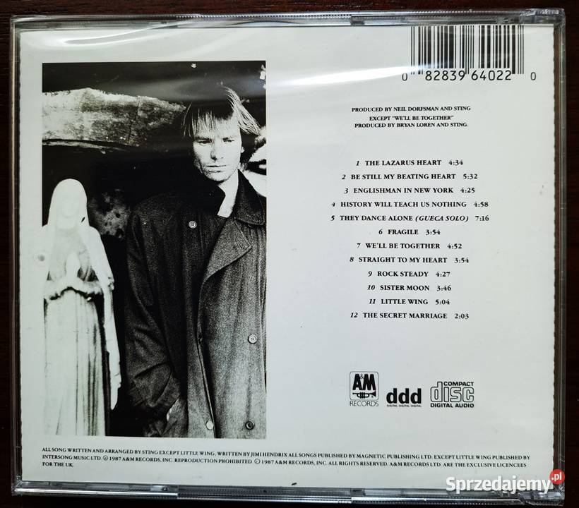 Sprzedam Rewelacyjny CD Sting Nothing Like The sprzedam
