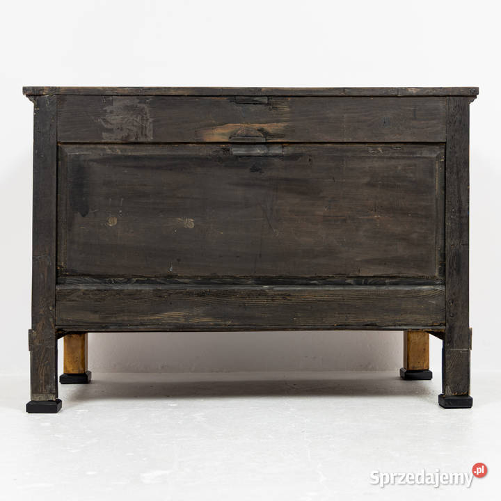 Duża komoda biedermeier brzozowa antyk stara Swarzędz