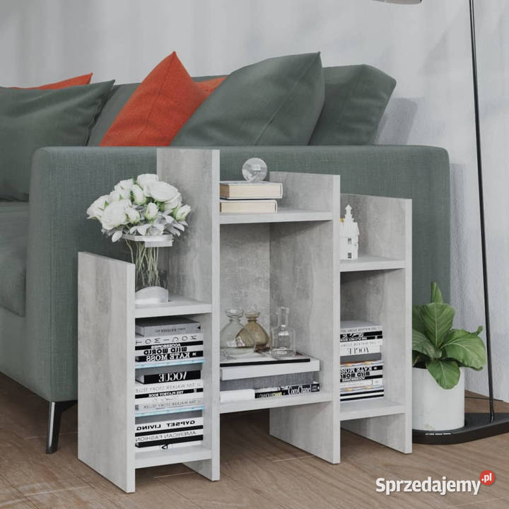 Szafka boczna szarość betonu 60x26x60 WM806287 Pozostałe Warszawa
