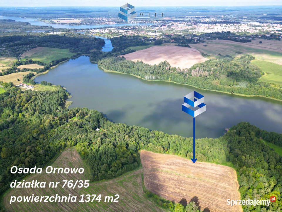 Działka 1374m2 Ornowo kanalizacja