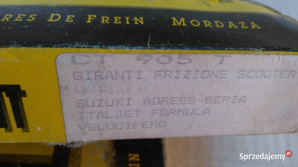 Sprzęgło CT9065T SUZUKI ADRESS SEPIA ITALJET
