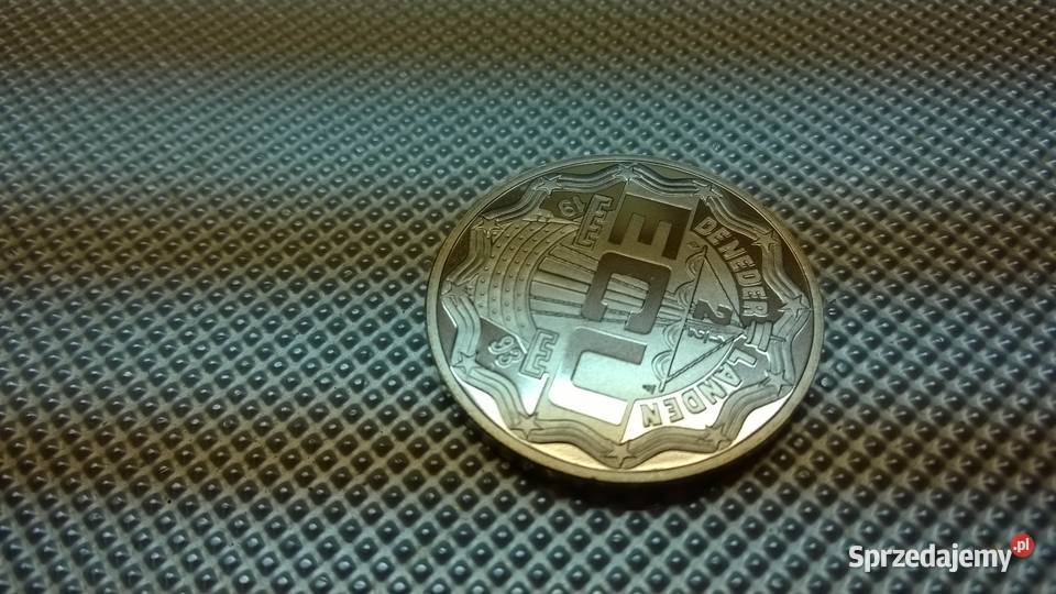 moneta Holandia 2 ECU 1993 Traktat z Maastricht Numizmatyka Warszawa