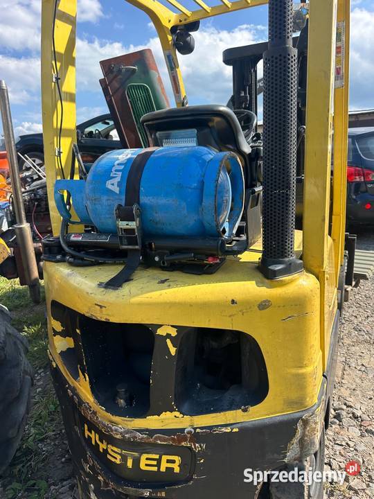 Hyster Wózek Widłowy Gazowy LPG Hyster Udźwig 15 regulowane widły małopolskie Tymowa