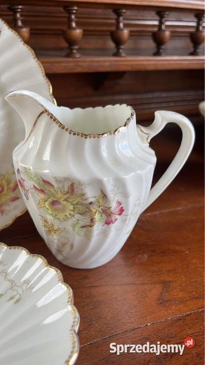 Spodek Chapman Atlas 1896 r Ręcznie malowana Porcelana i szkło Gdańsk sprzedam