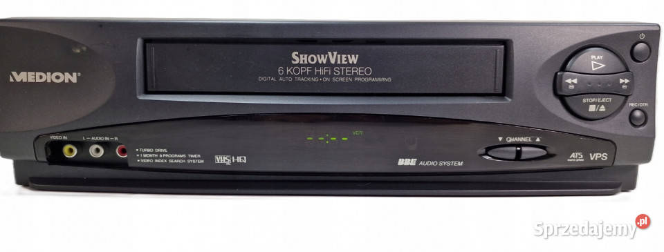 Medion VideoVHS 6 głowic MD 9023 MD9023 Międzychód sprzedam