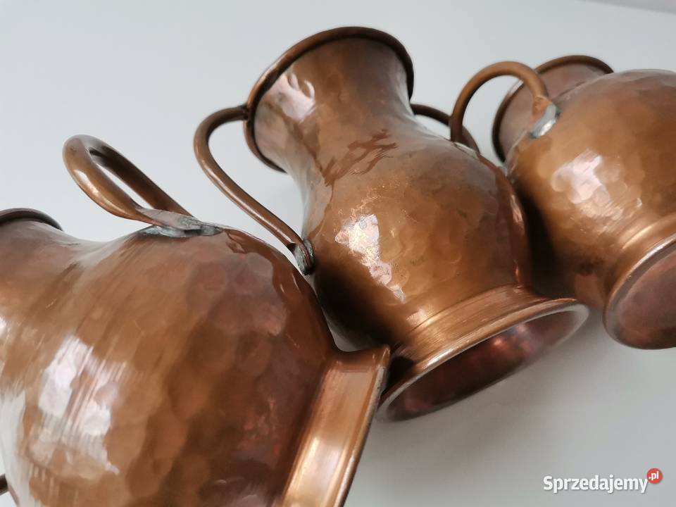 Stary miedziany wazon 3 sztuki sprzedam