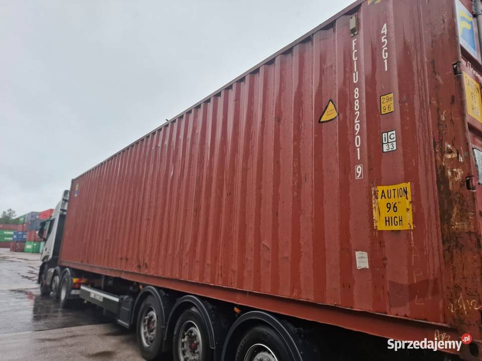 Kontener 40HC używany magazyn transport warmińsko-mazurskie