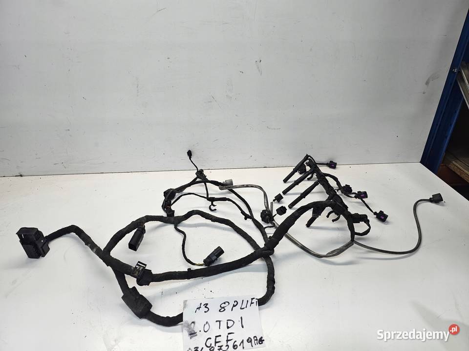 WIĄZKA INSTALACJA SILNIKA AUDI A3 8P VW SEAT 20 Przystajń
