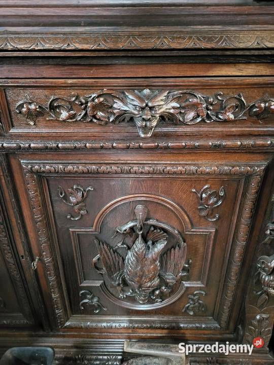 Kredens myśliwski antyk wysoki sprzedam