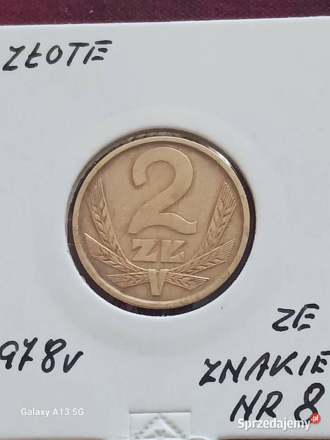 2 złote 1978 r ze znakiem mennicy8 najniższy Konin sprzedam