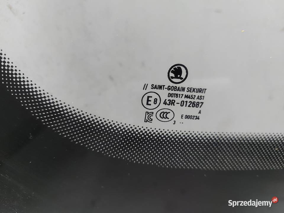 SKODA Enyaq 5LA iV85 Szyba przednia czołowa 2023 osobowe