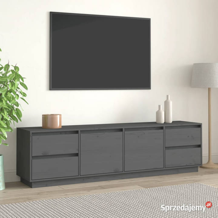 Szafka pod telewizor szara 176x37x475 lite Warszawa