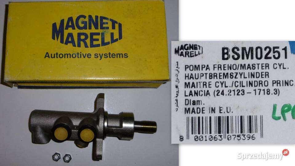 Pompa hamulcowa Lancia 242123 17183 Magneti Układ hamulcowy Tychy