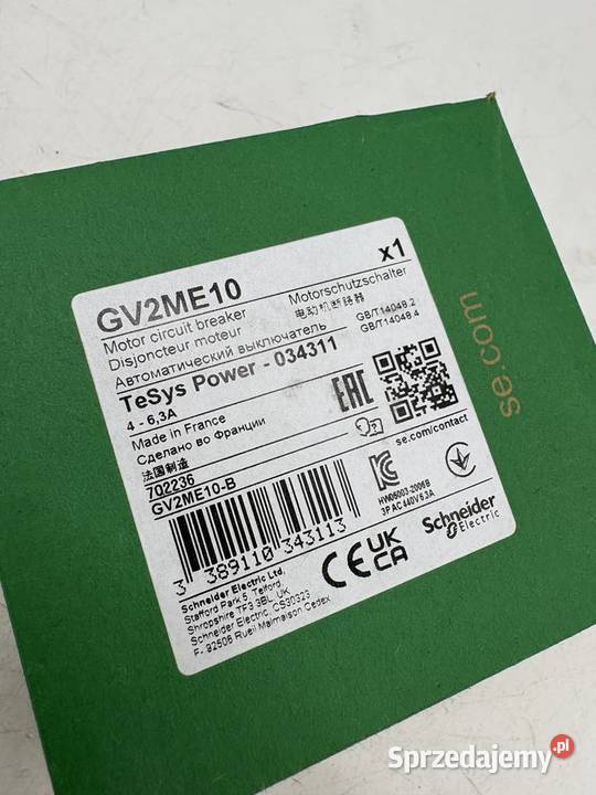 Schneider Electric GV2ME10 Rozłącznik silnikowy Warszawa