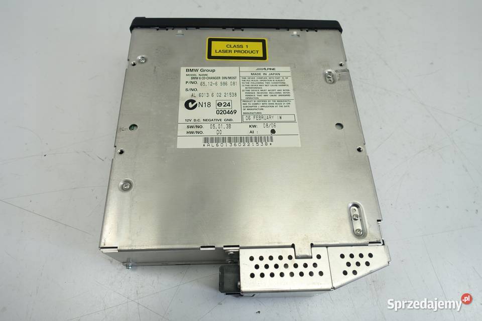BMW E60 M5 50 V10 ZMIENIARKA PŁYT CD czytnik