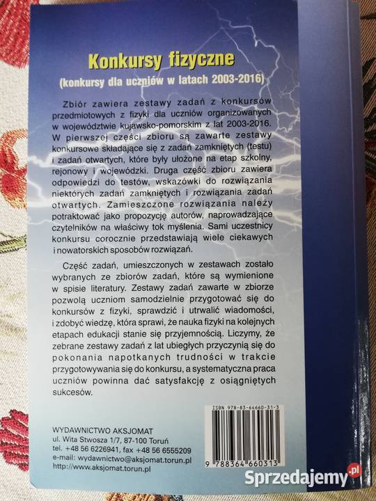 Konkursy fizyczneKrzysztof Gołębiowski Ryszard fizyka