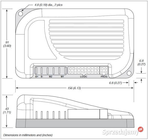 ORYGINALNY CURTIS 12282901 24V 110A sterownik lubuskie Gorzów Wielkopolski