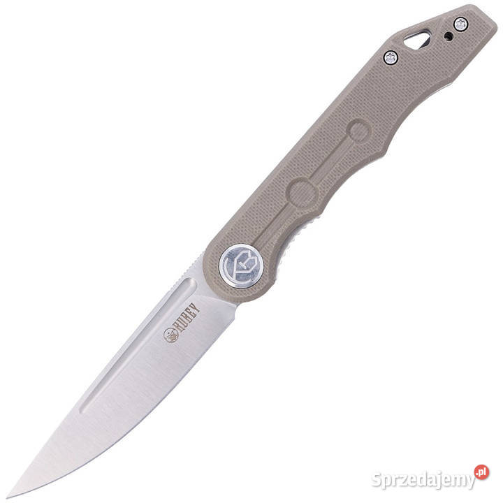 Nóż składany Kubey Mizo Tan G10 Satin 14C28N by Akcesoria, narzędzia i noże Warszawa sprzedam