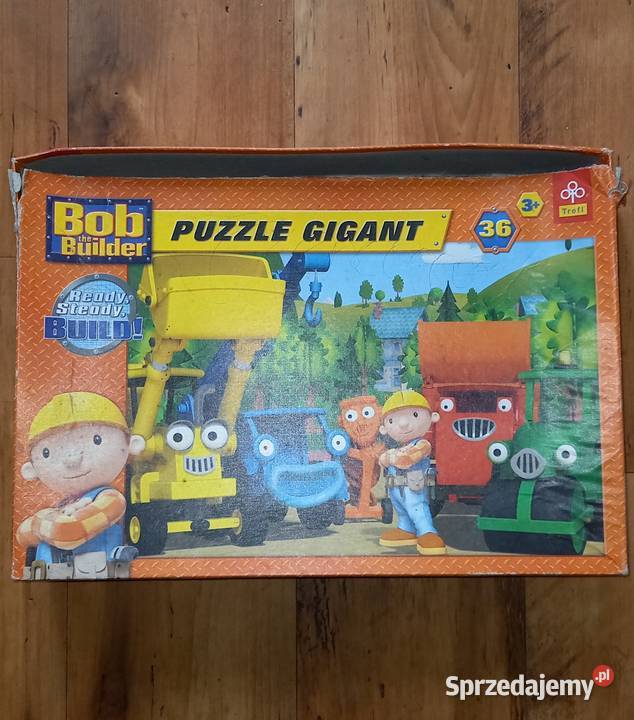 Puzzle gigant Bob Budowniczy 36 elementów Małkinia Górna sprzedam