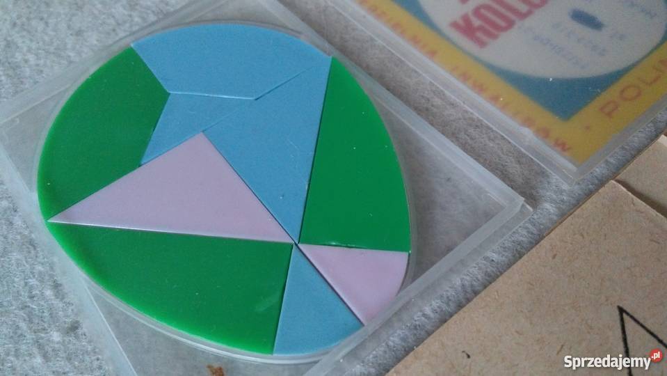 JAJKO KOLUMBA układanka tangram lata 70 pamiątka Warszawa sprzedam