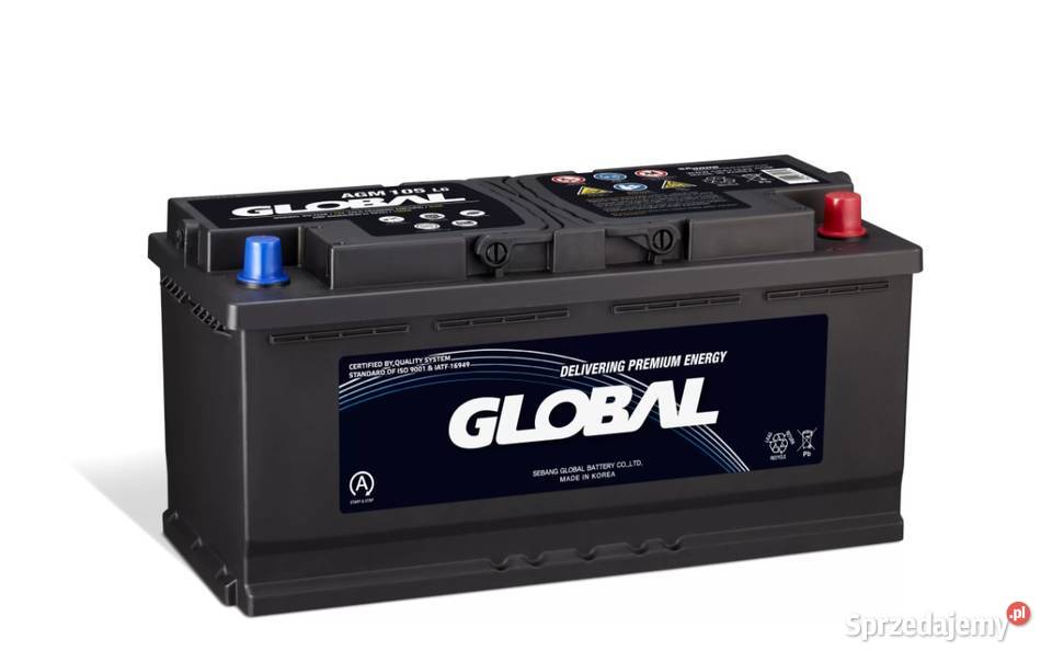 Akumulator Global AGM STARTSTOP 105Ah 950A