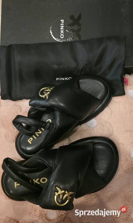 Pinko sandalki dostępne r 363739 żółty/złoty Warszawa sprzedam