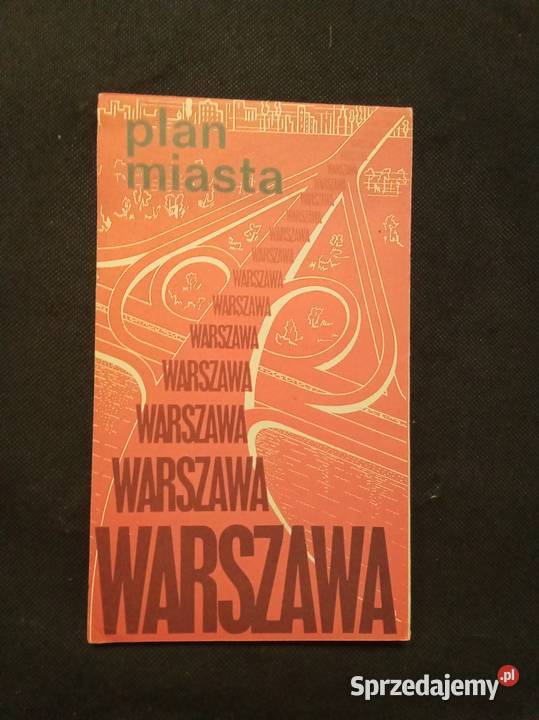 Plan miasta Warszawa mazowieckie