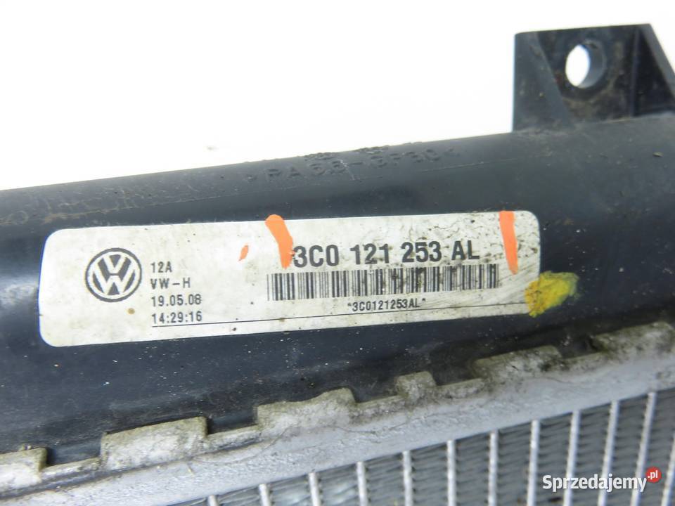 CHŁODNICA WODY VW PASSAT B6 3C2 20 TDI BMR