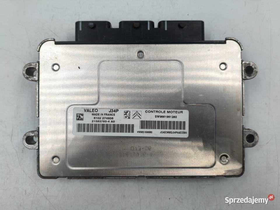 Sterownik Silnika Citroen C3 14 SW9661961280 mazowieckie sprzedam