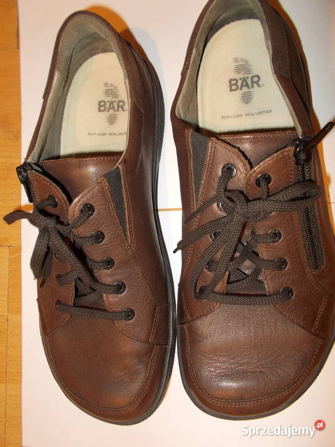 Buty męskie BR brązowe skóra r42 dłwkładki 271 wielkopolskie