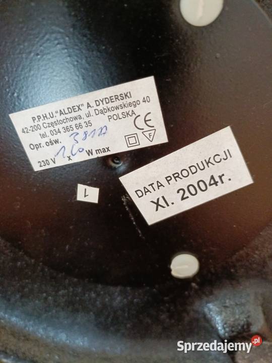 Piękna lampa podłogowa ALDEX A Dyderski w