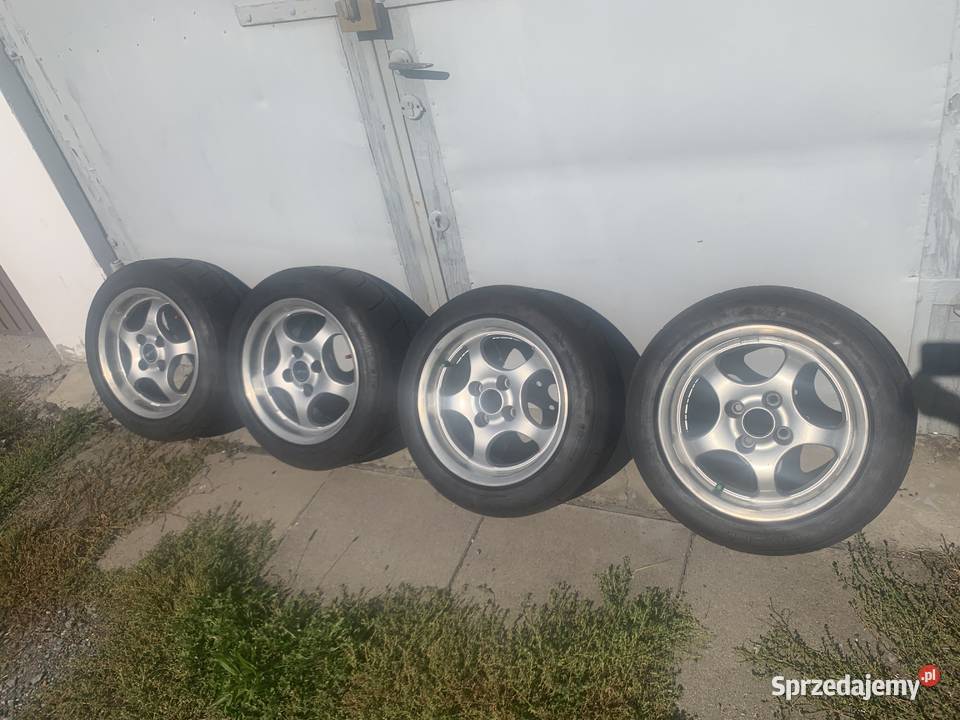 Semi slick Extreme 18565R14 na Borbetach 4x100 Wrocław sprzedam