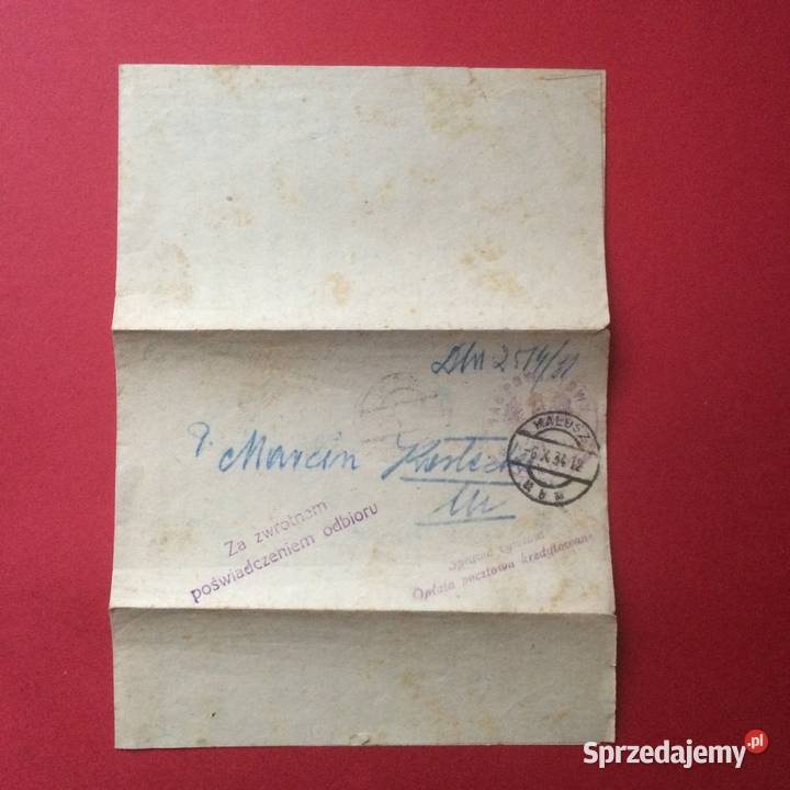 1222 Uchwała Sądu Grodzkiego w Kałuszu z 1934 r sprzedam