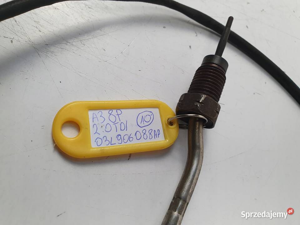 Czujnik Temperatury Spalin Audi A3 8P 20 TDI Czujniki spalin Chełm