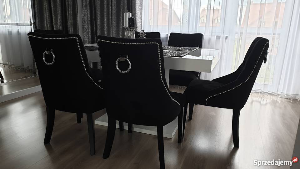 Krzesło modne eleganckie z kołatką hampton Stoły, krzesła, biurka Chojnice sprzedam