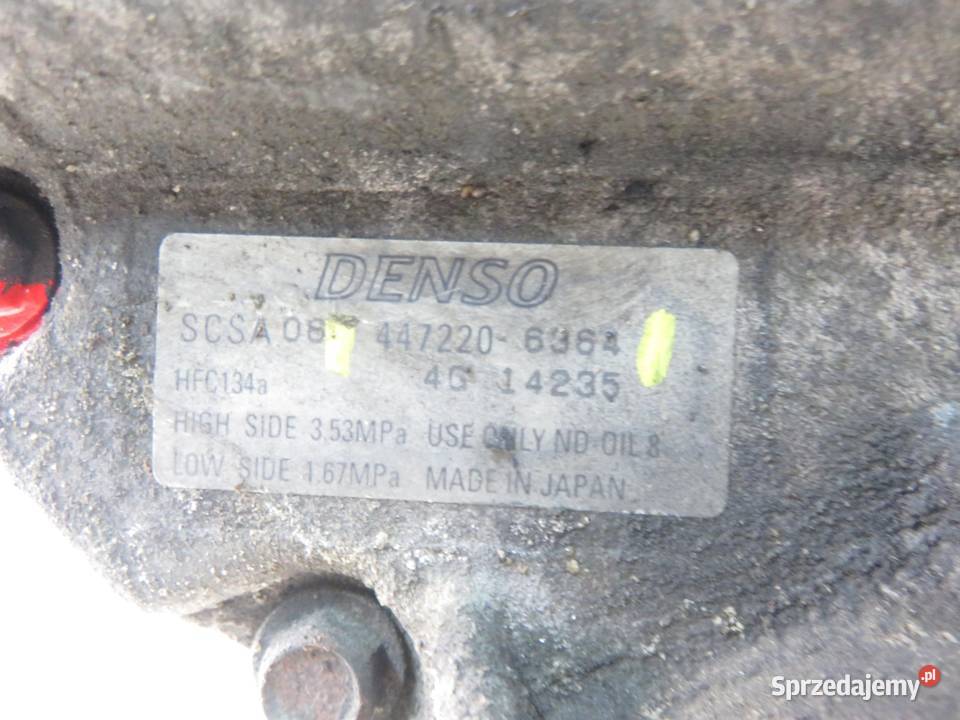 KOMPRESOR KLIMATYZACJI TOYOTA COROLLA E12 20 D4D osobowe