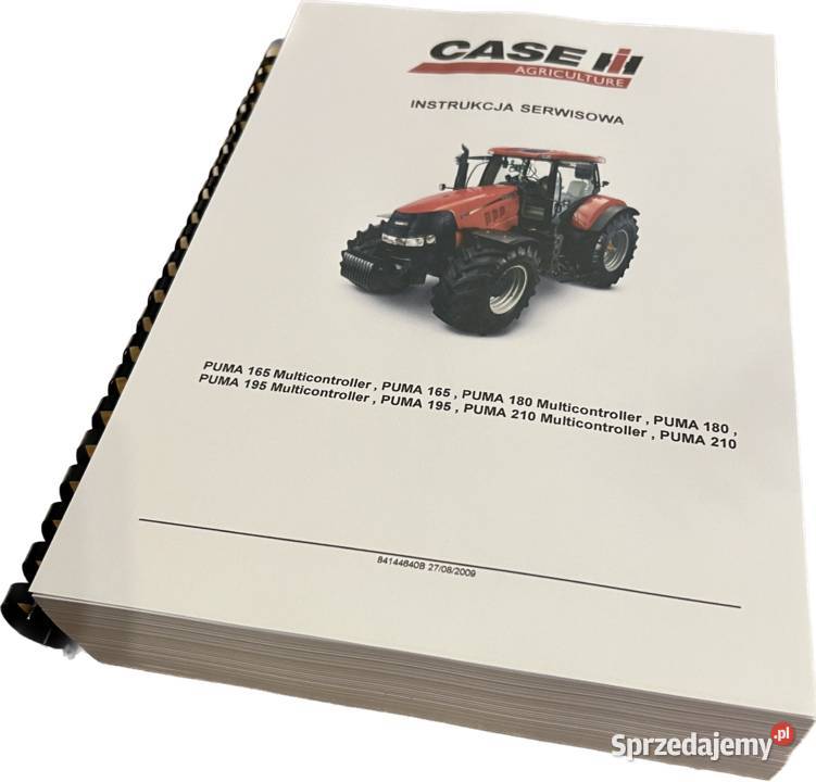 Case Puma 165, 180, 195, 210, multi instrukcja napraw PL