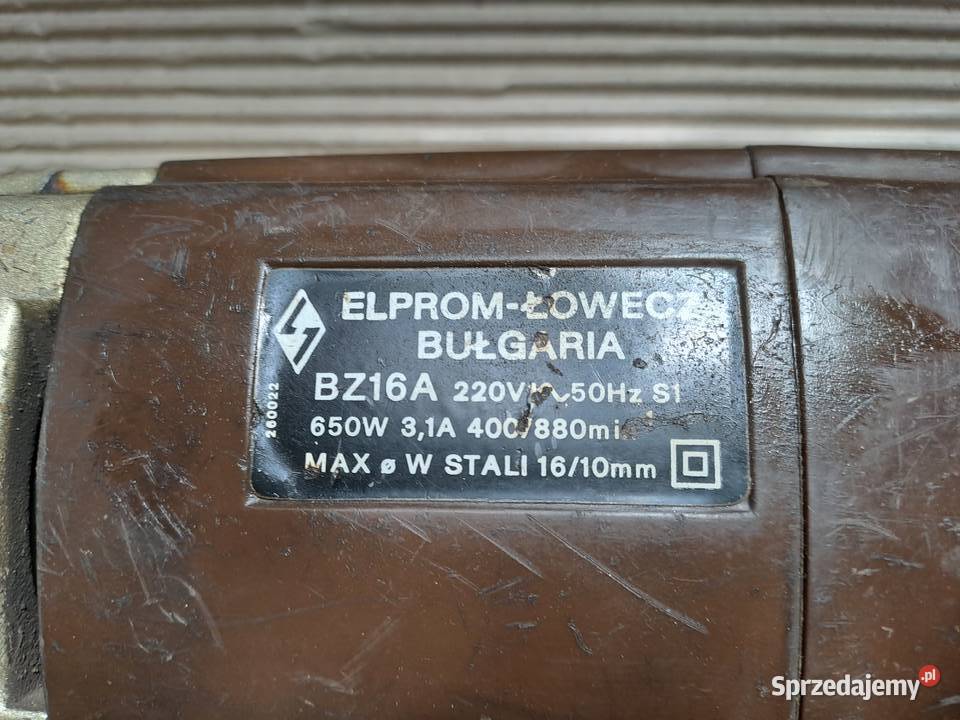 wiertarka Elprom Łowecz BZ16 mieszadło kujawsko-pomorskie Osięciny sprzedam