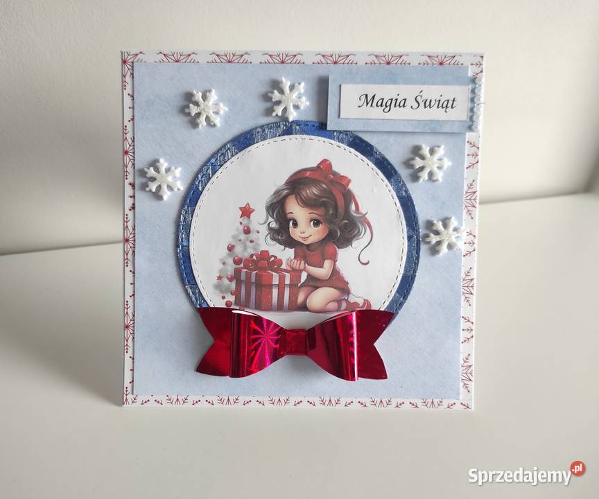 Kartka świąteczna ręcznie robione na Boże Łódź