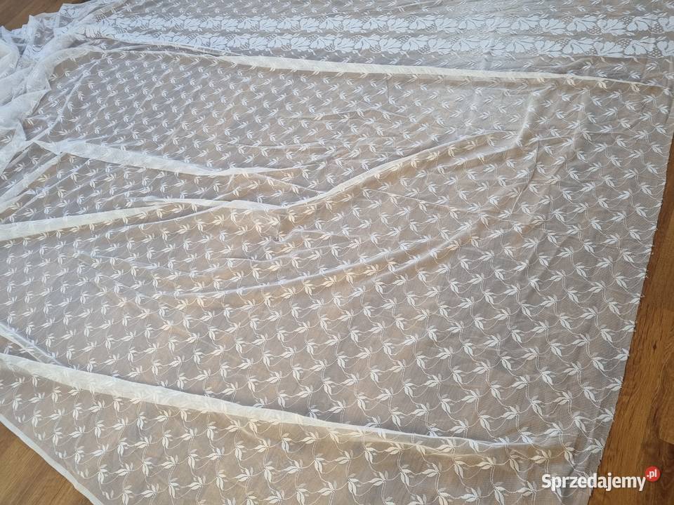 Firanka z okresu PRL duża 250x640 fabrycznie Lublin sprzedam