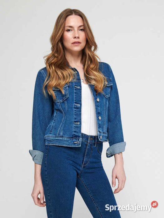 spodnie damskie rurki Sinsay kolor niebieski Rozmiar 36(S) Olkusz