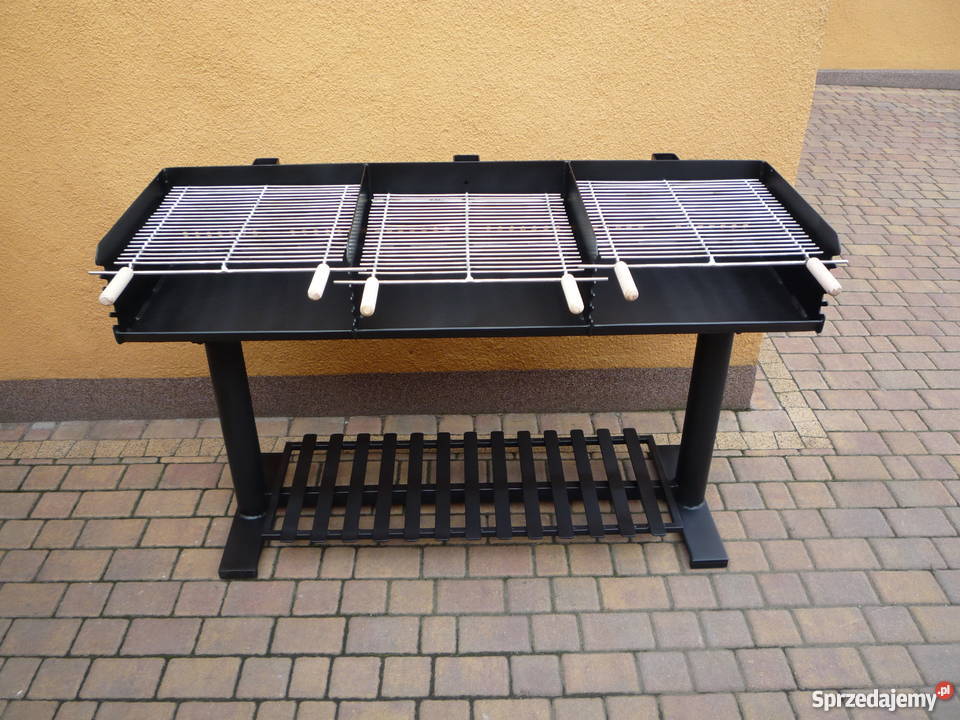 Gastronomiczny grill TRÓJKOMOROWYblacha 5 mm z Damasławek