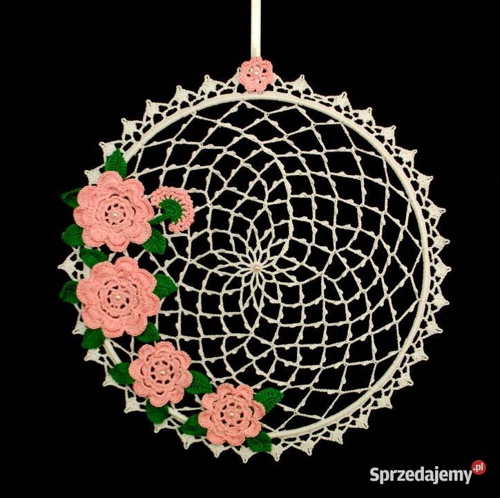Zawieszka ozdoba na okno szydełkowa 29 Z140 opolskie Kluczbork