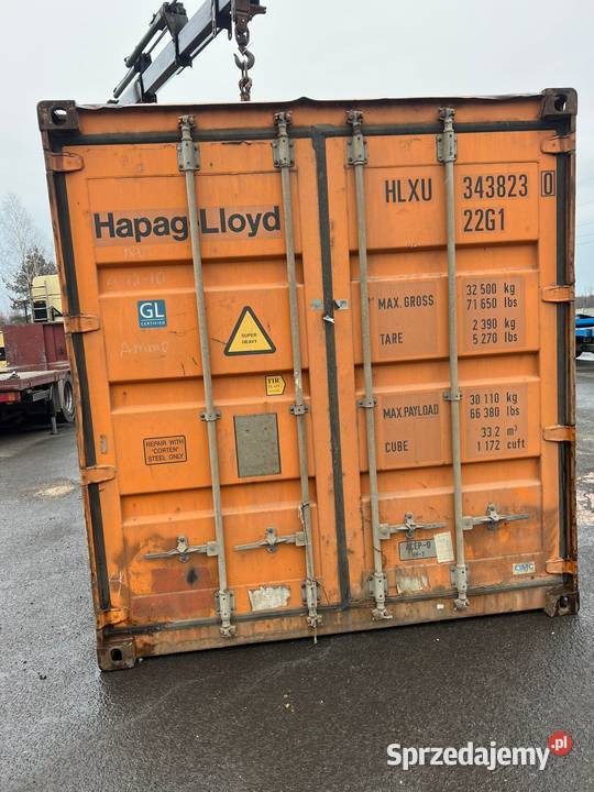Kontener morski magazynowy 20DV 6 metrowy Warszawa