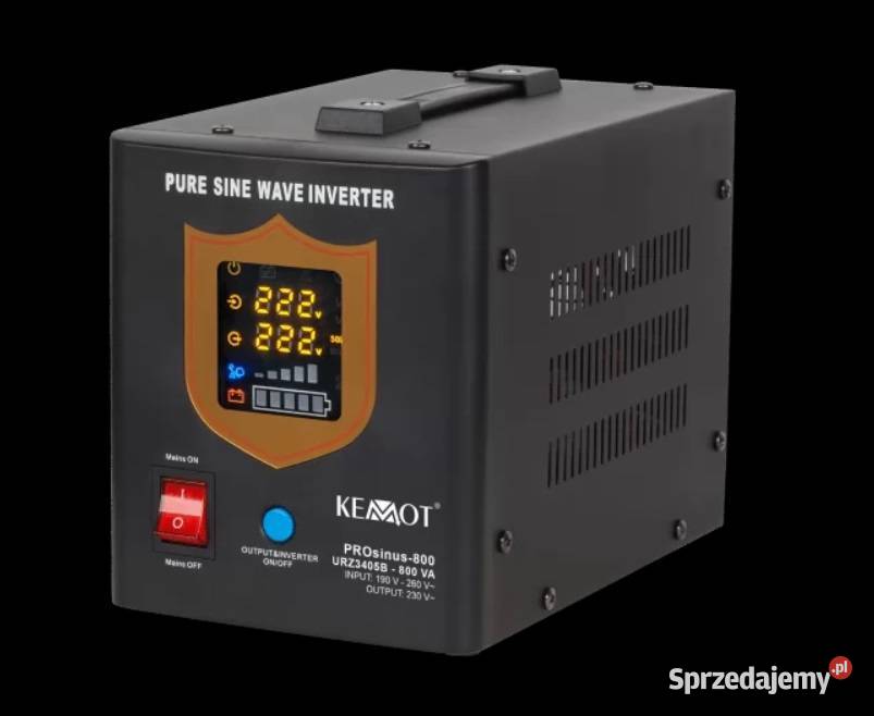 Zasilacz awaryjny KEMOT PROsinus500 12V 230V
