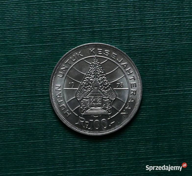 INDONEZJA 100 rupii 1978r Gospodarka leśna Numizmatyka śląskie Gliwice