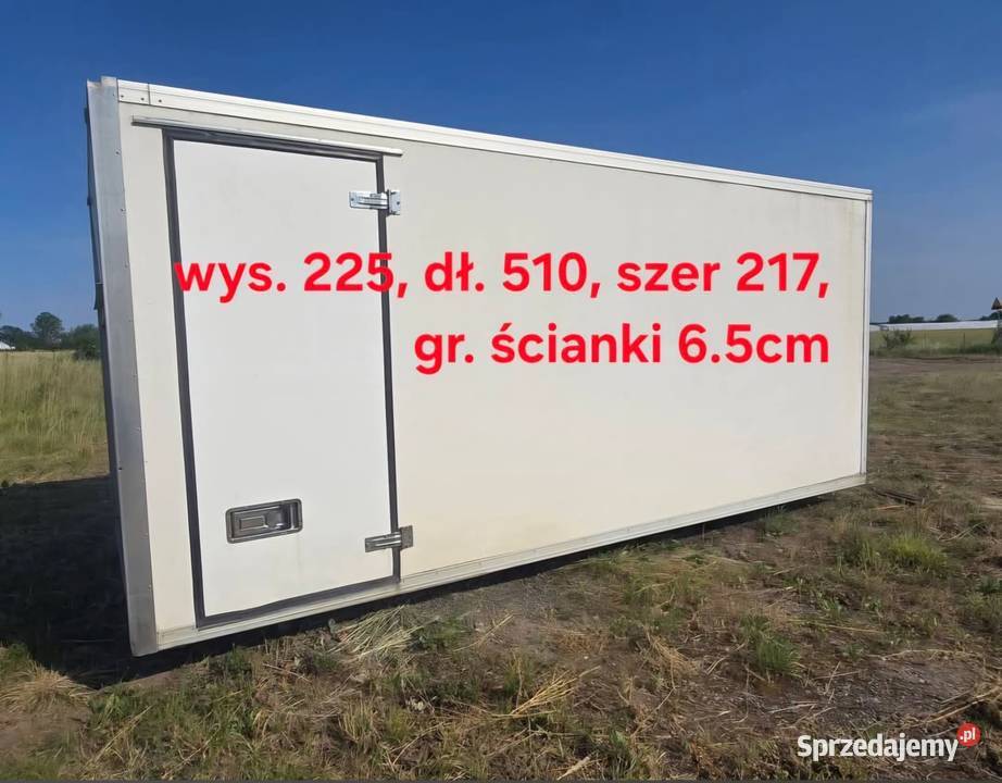 Kontener 510 ocieplony chłodni ścianka 65 Pozostałe Żerdź