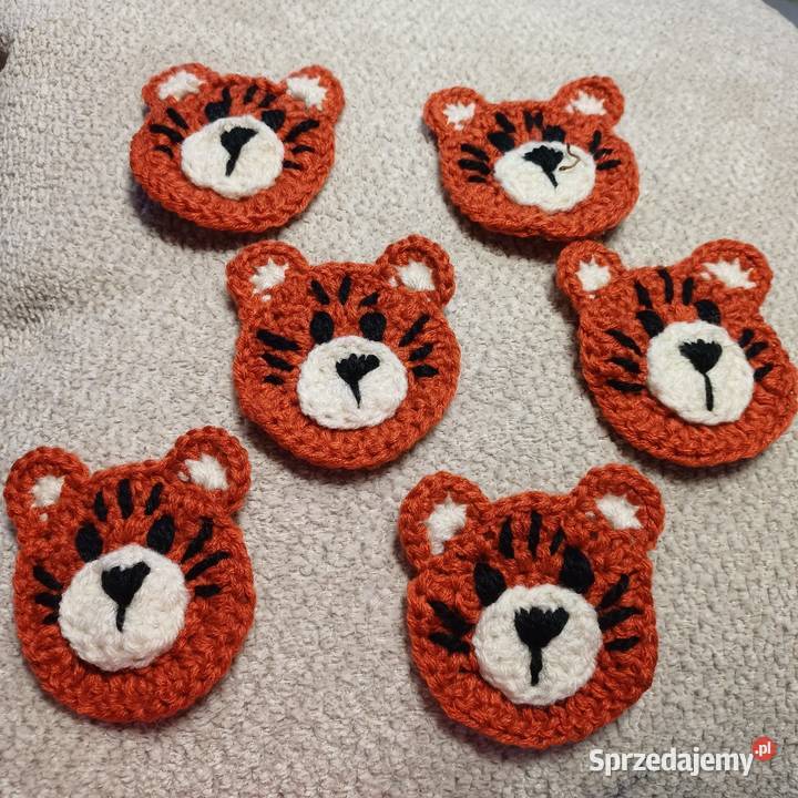 Tygrysek aplikacja kotylion naszywka warmińsko-mazurskie