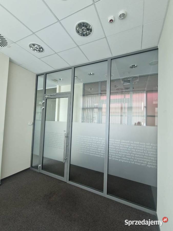 sprzedam szklane ścianki Katowice