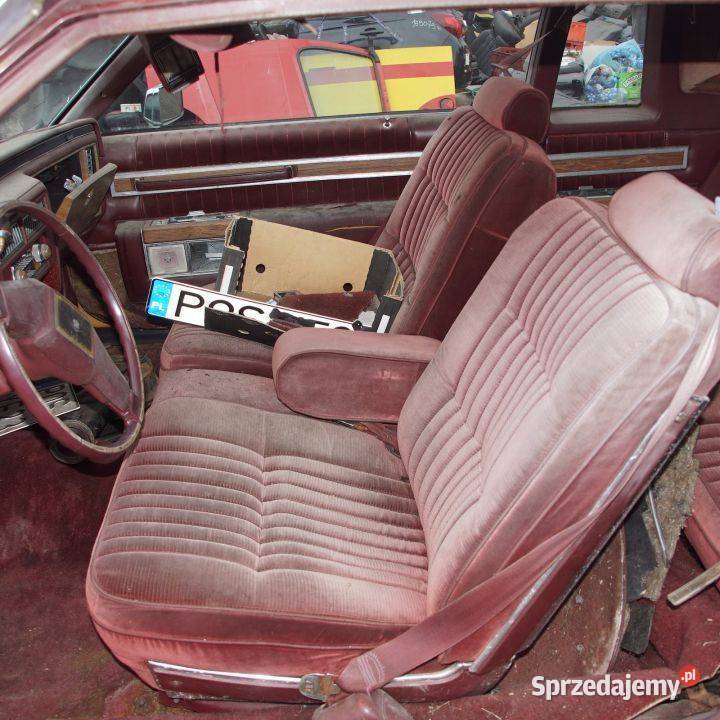 FOTELE PRZÓD KANAPY CADILLAC DE VILLE COUPE 1983 osobowe Lipno sprzedam